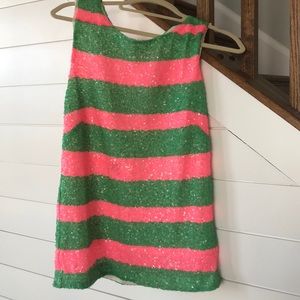 Lilly Pulitzer sequins tank top